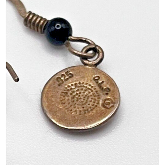 Vintage Harley Davidson Earrings RARE Signed OLG One Of A Kind Sterling 925 - Picture 5 of 6